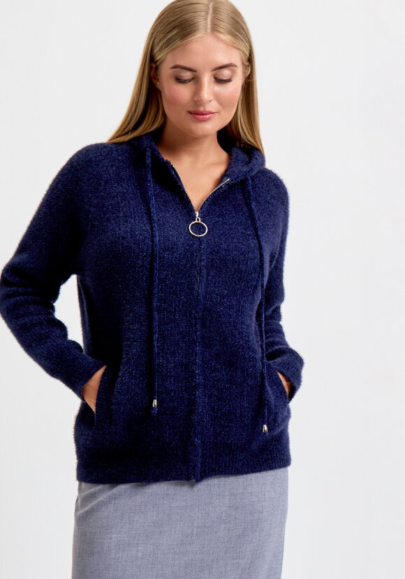 Кардиган на молнии с капюшоном Амели шир.  580, рис. 20