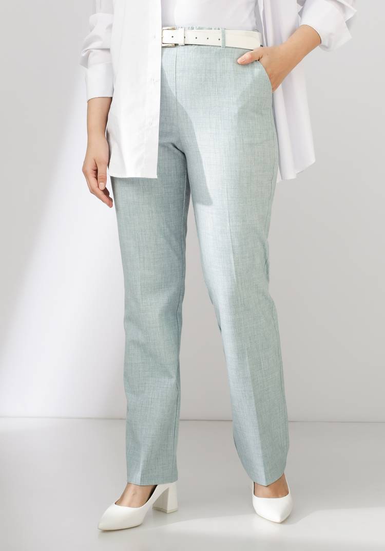 Брюки классические на широкой резинке шир.  750, рис. 21