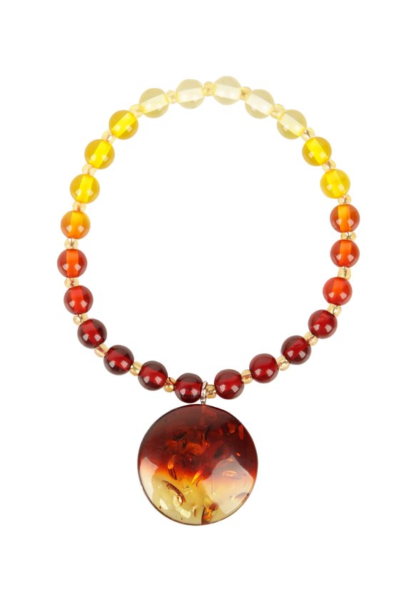 Браслет Янтарный восход шир.  580, рис. 1