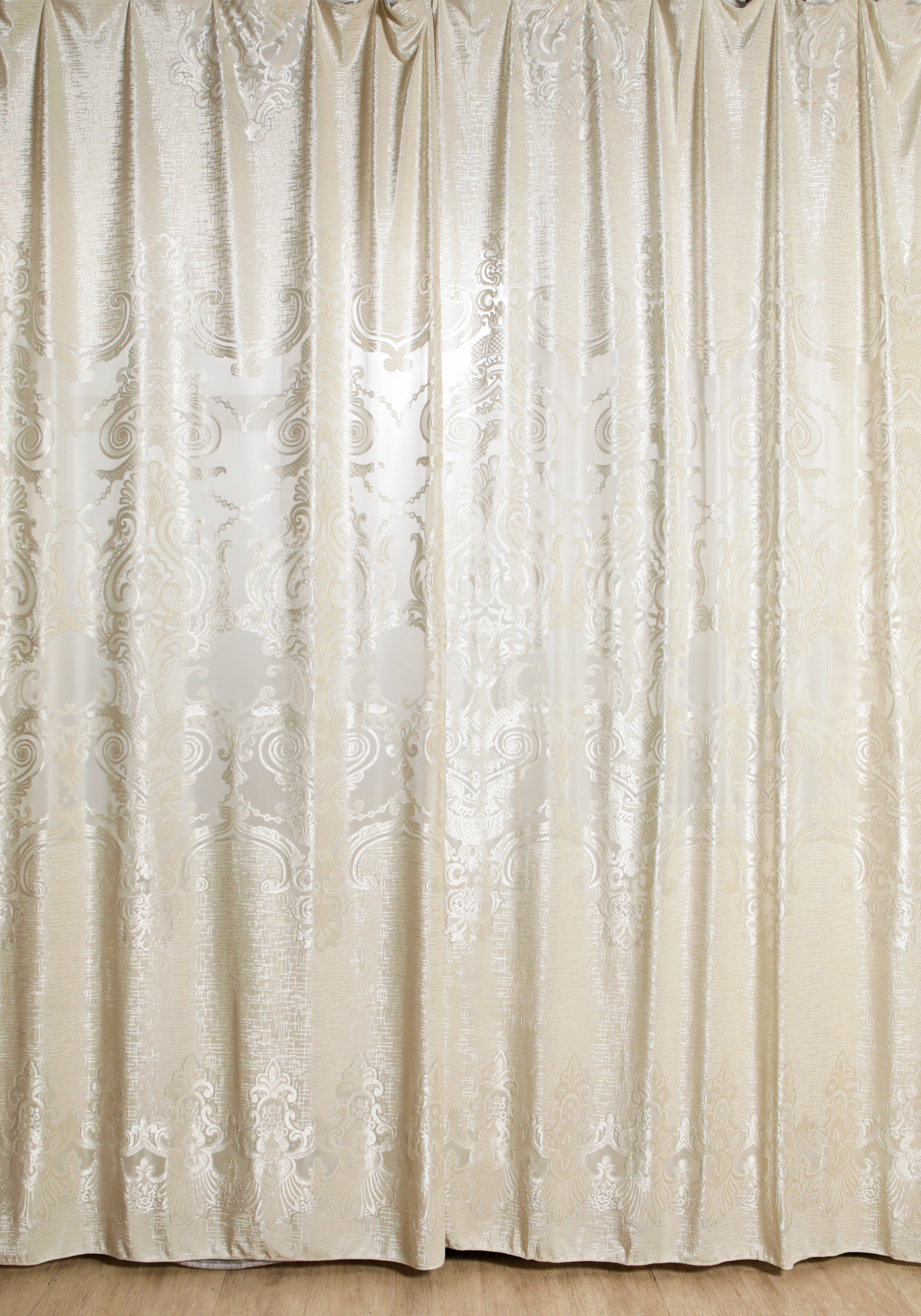 Комплект портьер "Бархатный сюжет" Марианна, цвет белый, размер 150*270 - фото 3