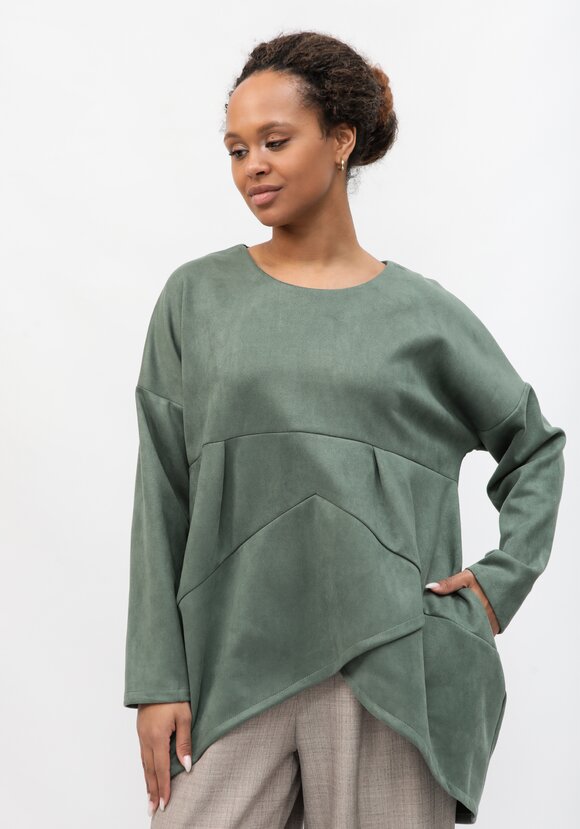 Туника из эко-замши шир.  580, рис. 1