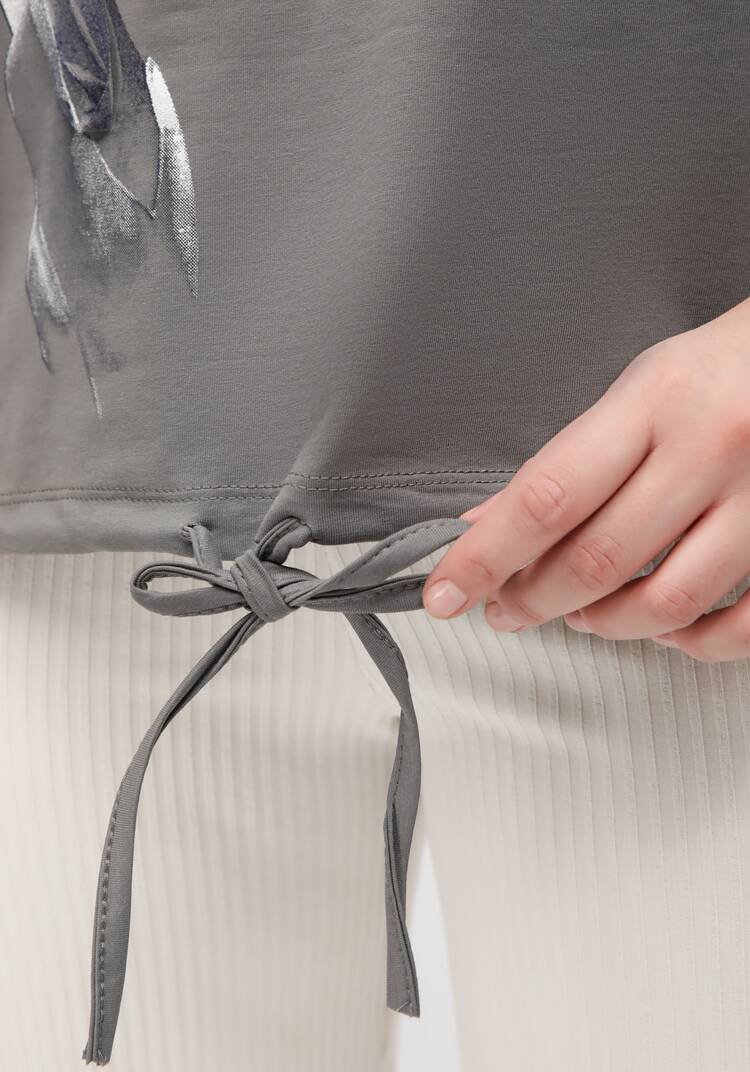 Блуза с принтом на кулиске шир.  750, рис. 17