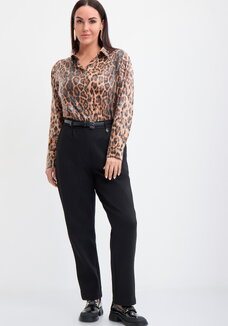 Брюки трикотажные с мелким ворсом внутри