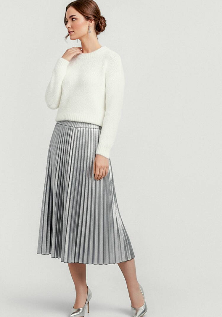 Юбка гофре с блестящим напылением шир.  750, рис. 14