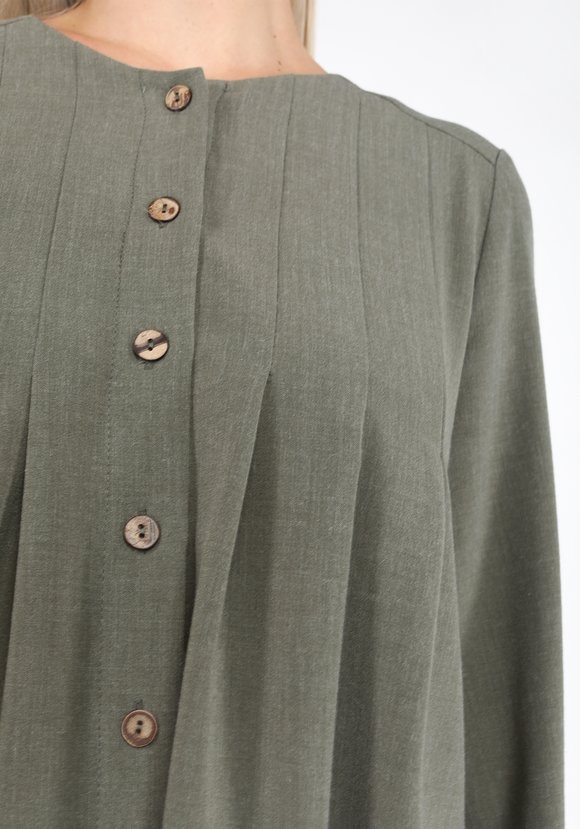 Блуза на пуговицах с отделкой из кружева шир.  580, рис. 8