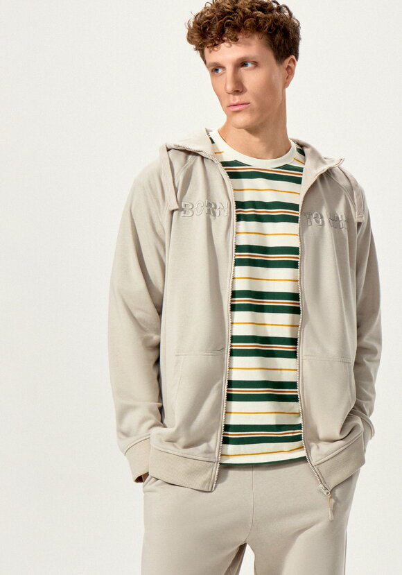 Толстовка с вышивкой и капюшоном шир.  580, рис. 1