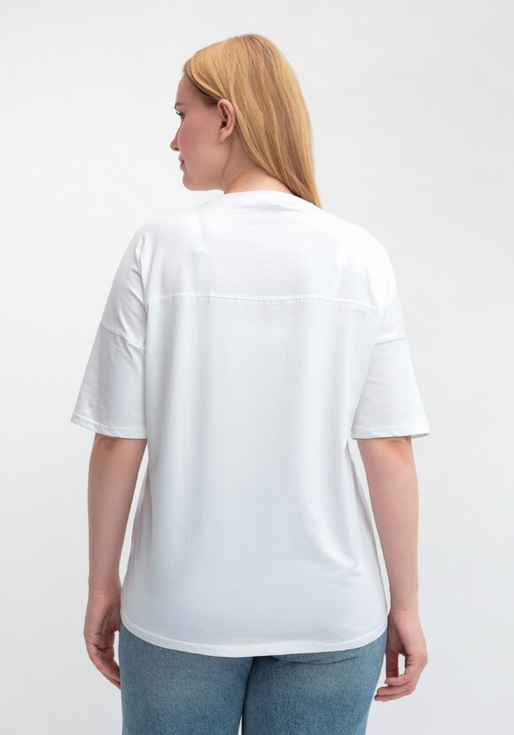 Футболка с принтом и рукавом 3/4 шир.  580, рис. 29