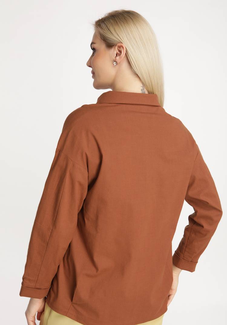 Жакет свободного силуэта на пуговицах шир.  750, рис. 6