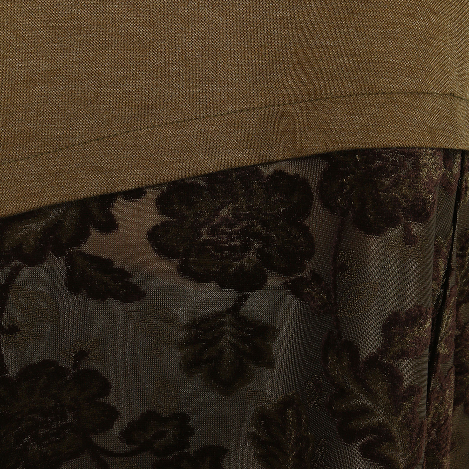 Туника асимметричная с воротником и принтом Frida, размер 56, цвет коричневый - фото 7