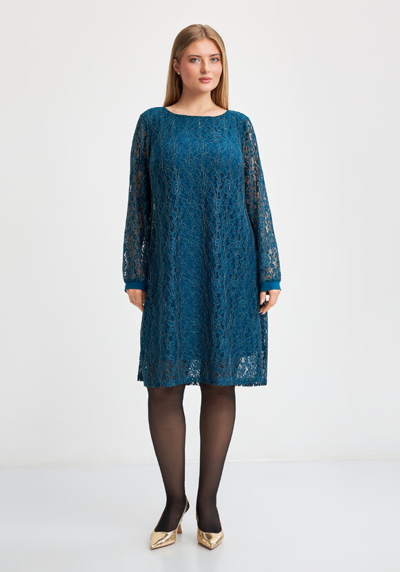 Платье нежные кружева шир.  580, рис. 9