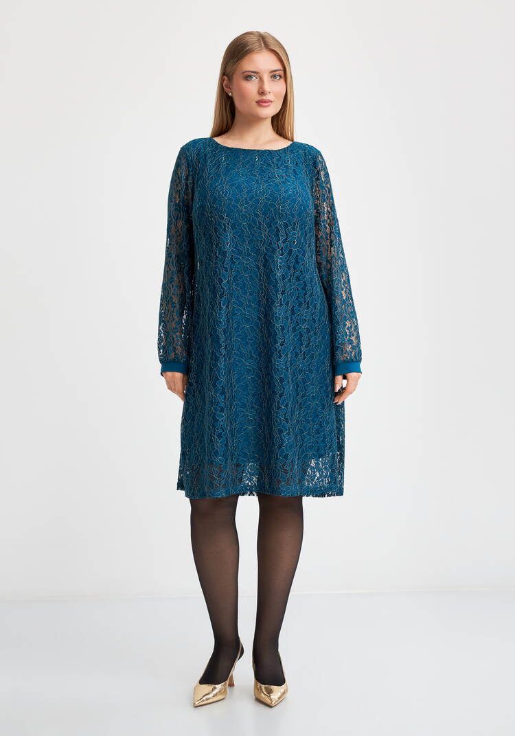 Платье нежные кружева шир.  750, рис. 9