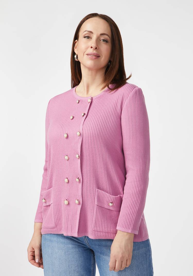 Жакет на пуговицах с жемчугом шир.  750, рис. 22