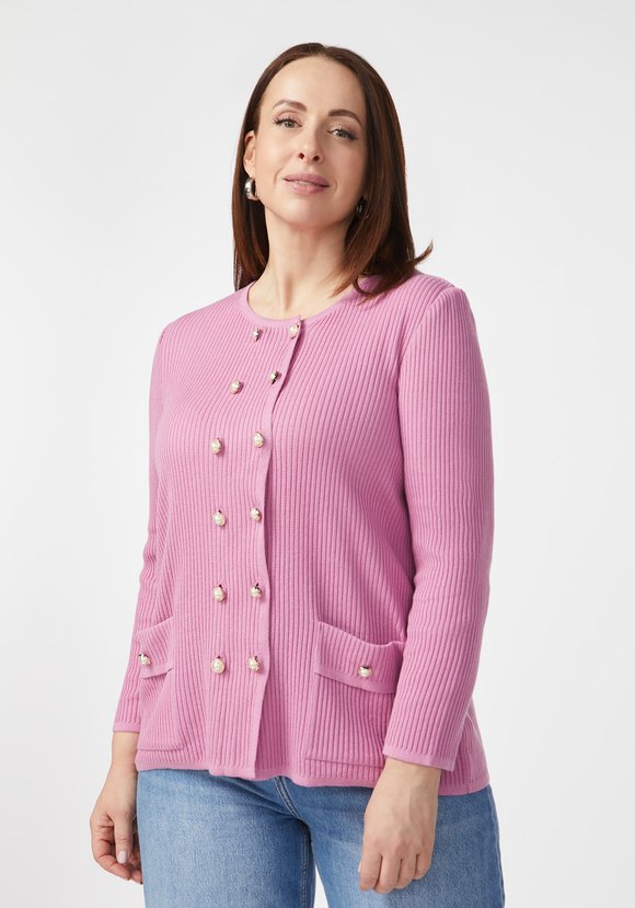 Жакет на пуговицах с жемчугом шир.  580, рис. 22