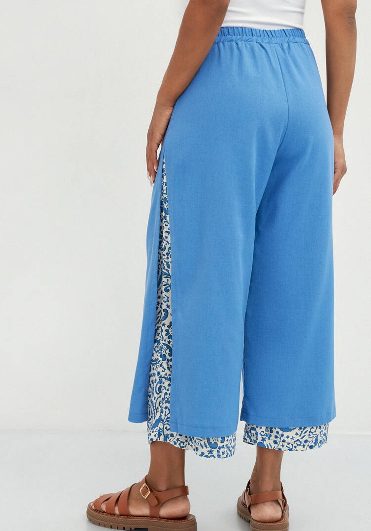 Брюки комбинированные длиной 7/8 шир.  750, рис. 19