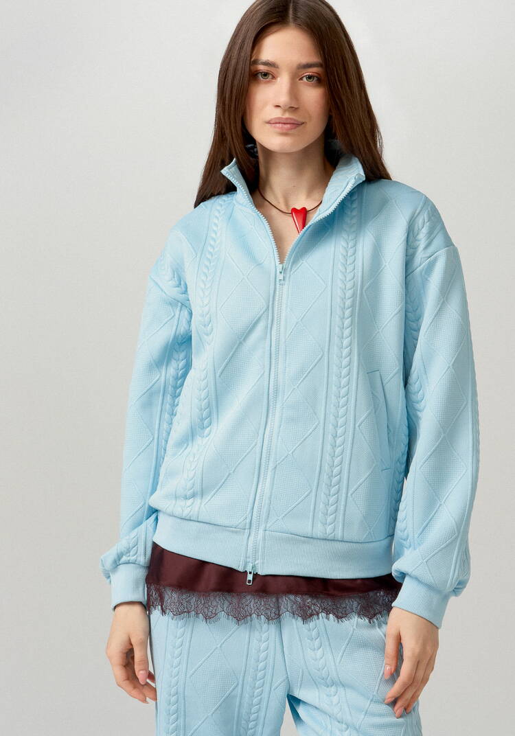 Костюм бомбер и брюки свободного кроя шир.  750, рис. 12