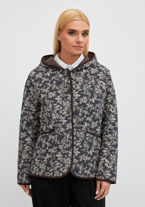 Куртка с цветочным принтом Аманда шир.  580, рис. 4