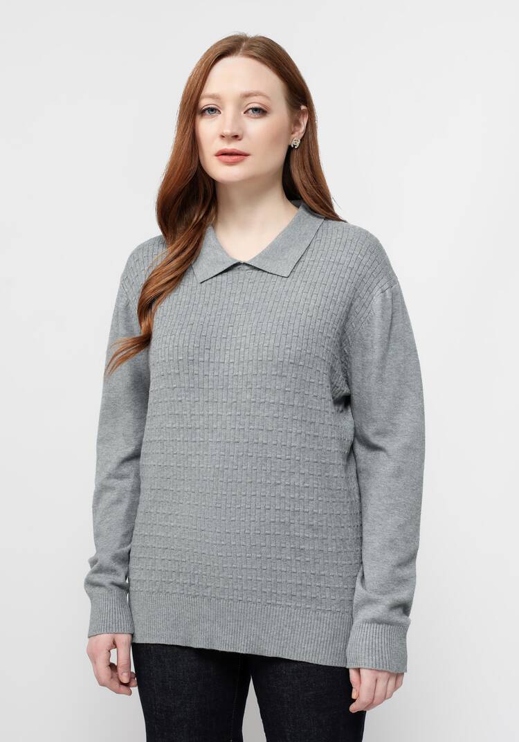 Джемпер-поло Алетта шир.  750, рис. 34