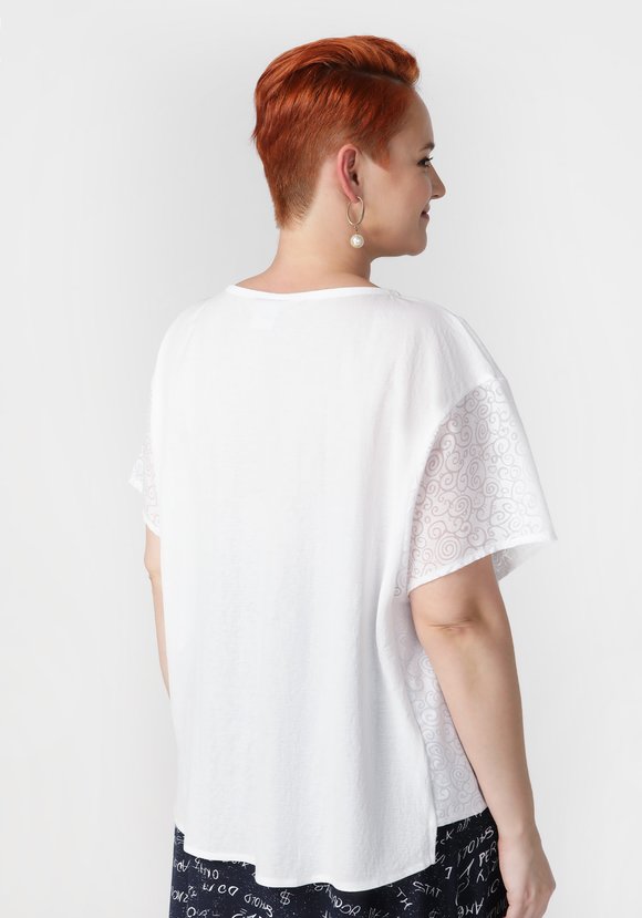 Блуза Грациозная леди шир.  580, рис. 8