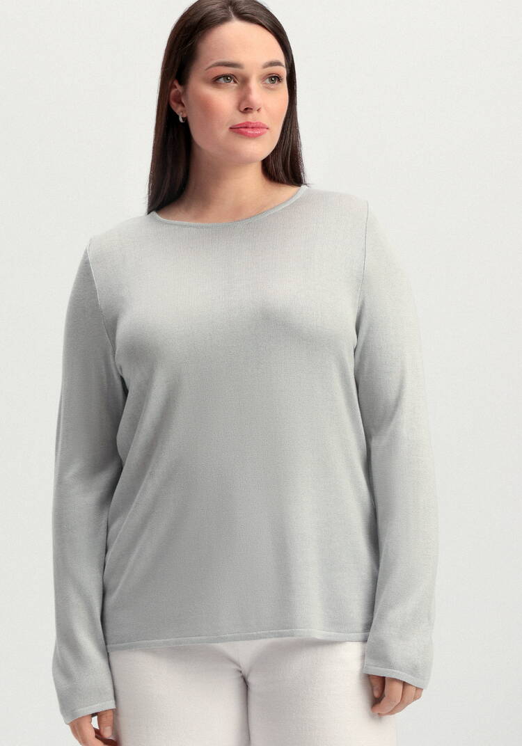 Джемпер базовый удлиненный шир.  750, рис. 4