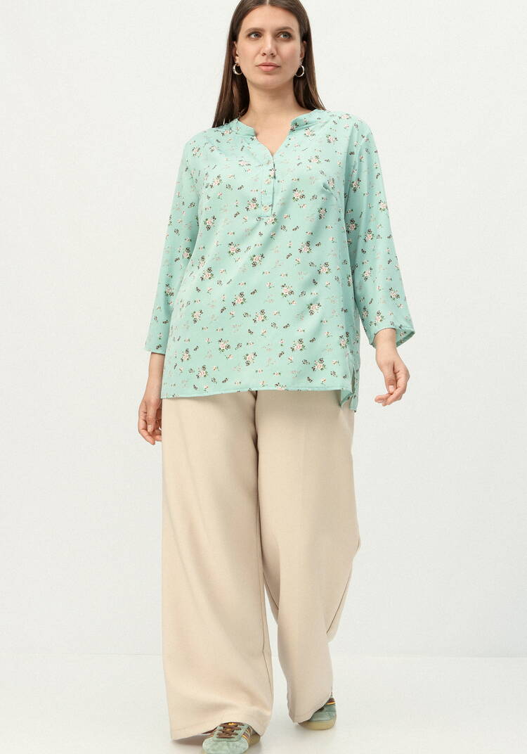 Блуза на пуговицах и разрезами по бокам шир.  750, рис. 11