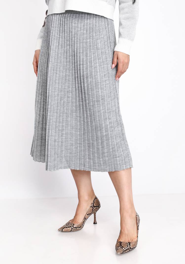 Юбка-плиссе с метанитью с поясом на резинке шир.  750, рис. 5