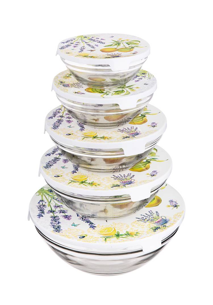Набор из 5 мисок с крышками шир.  750, рис. 7