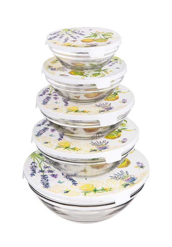 Набор из 5 мисок с крышками шир.  580, рис. 7