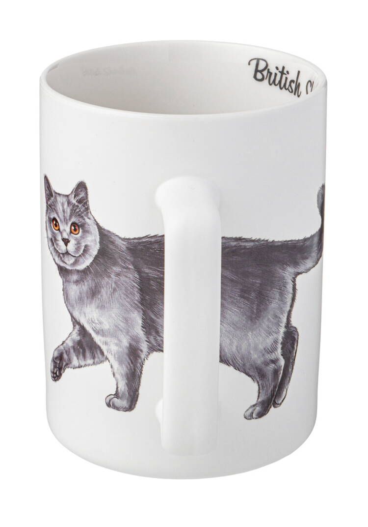 Кружки из фарфора Любимцы, 2 шт. шир.  750, рис. 7