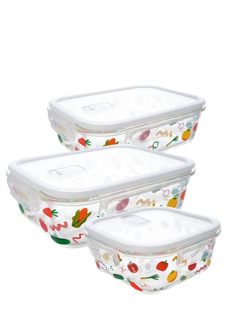 Набор герметичных контейнеров Грядка 3шт шир.  750, рис. 1