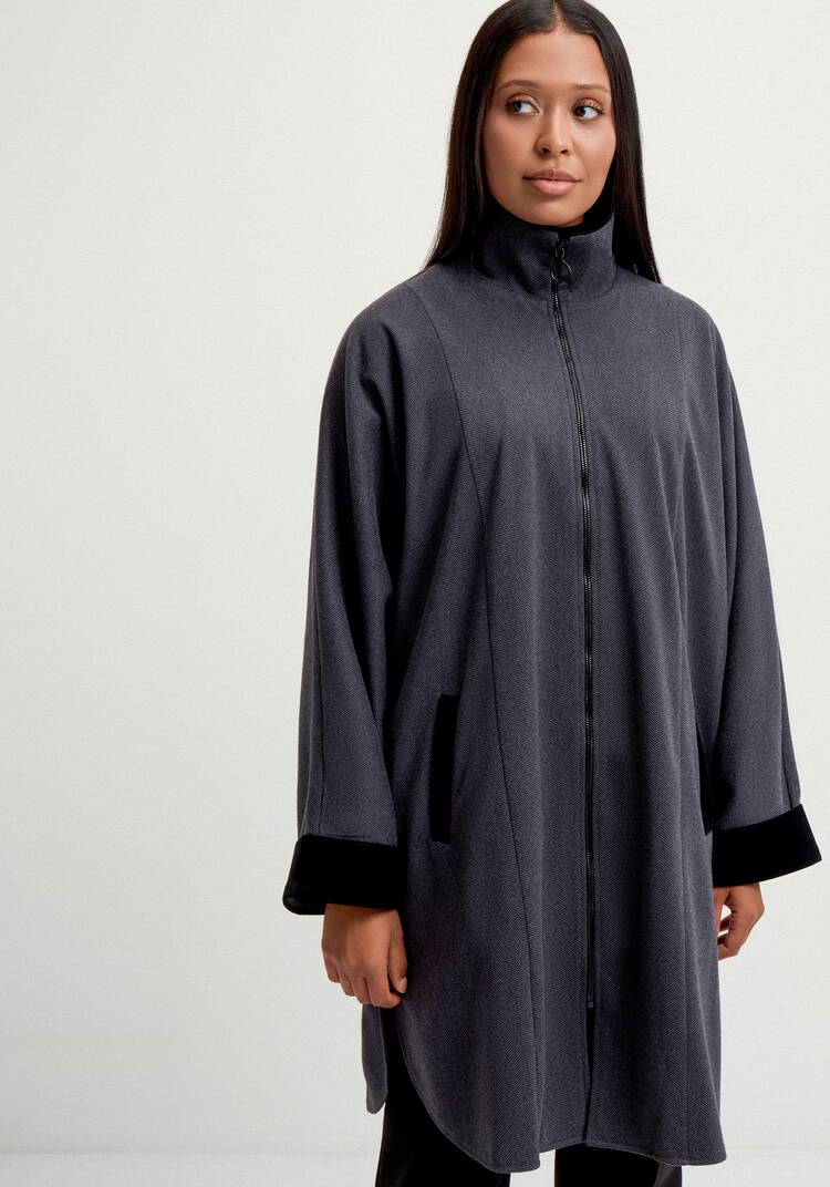 Пончо на молнии шир.  750, рис. 4