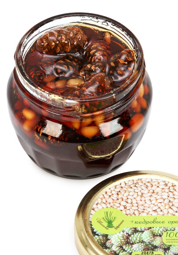 Варенье шишка-кедровые орехи шир.  580, рис. 3