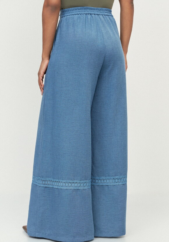 Брюки с вставками кружева Светлана шир.  580, рис. 3