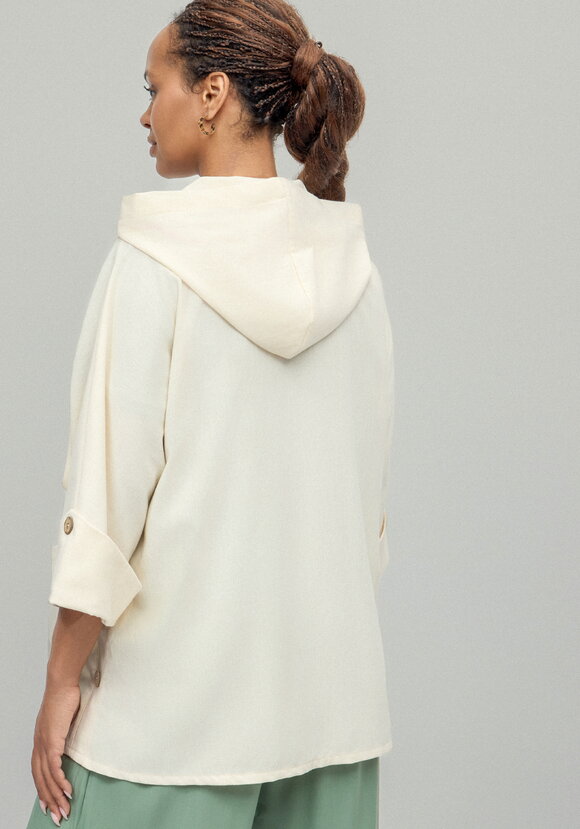 Блуза льняная с рукавами кимоно шир.  580, рис. 3