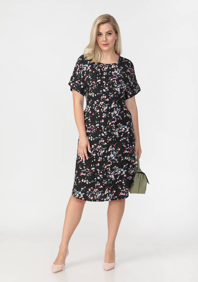 Платье в мелкий цветочек Майя шир.  750, рис. 13