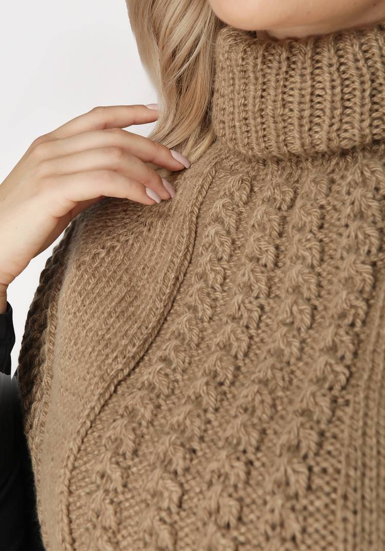 Манишка вязаная шир.  750, рис. 3