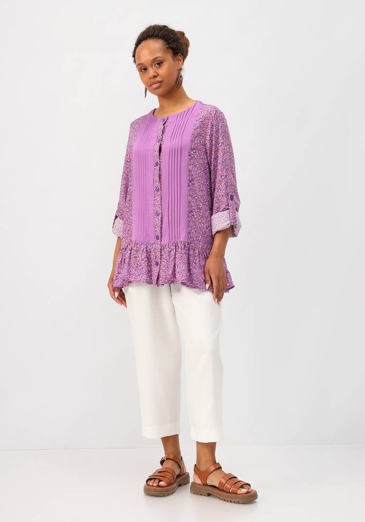 Блуза со складками впереди шир.  750, рис. 18