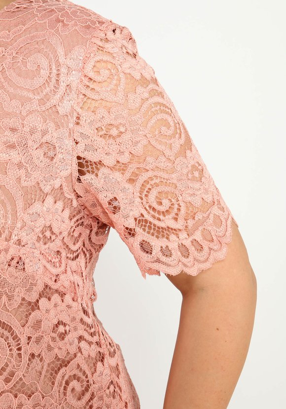 Платье гипюровое с эффектом двойки шир.  580, рис. 9