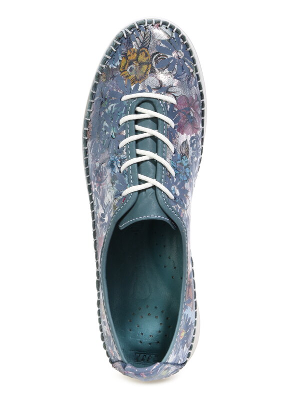 Полуботинки женские Цветы шир.  580, рис. 14