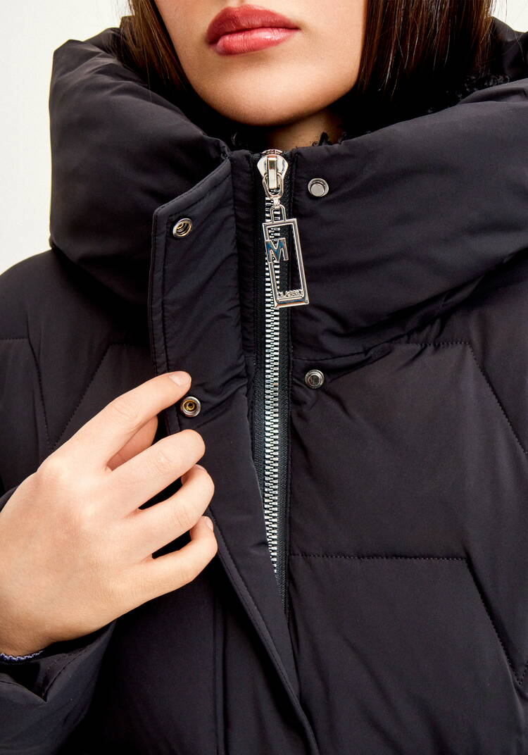 Пальто стеганое с меховой отделкой шир.  750, рис. 23