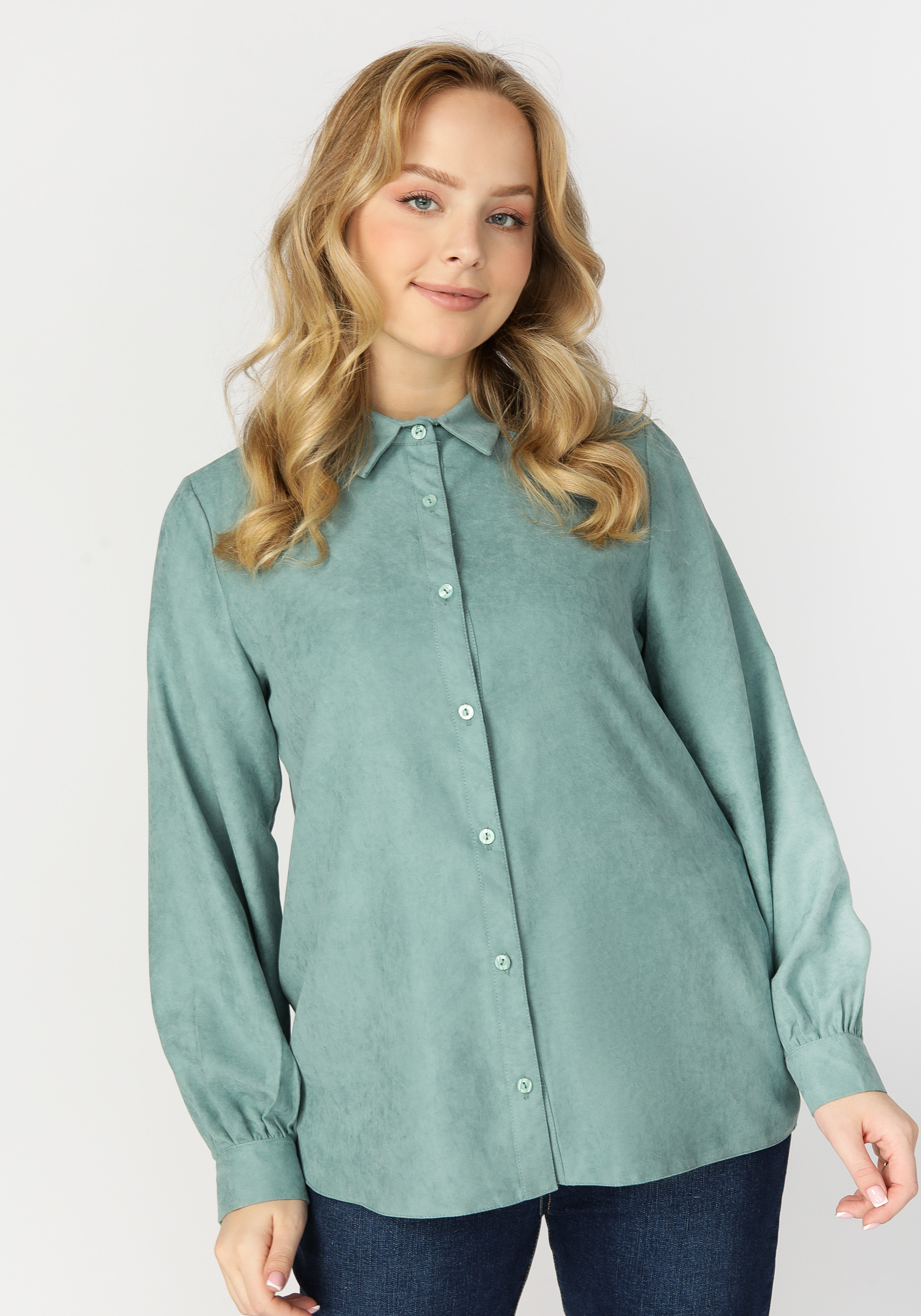 Рубашка женская «Легкость дня», цвет бежевый, размер 50 - фото 7