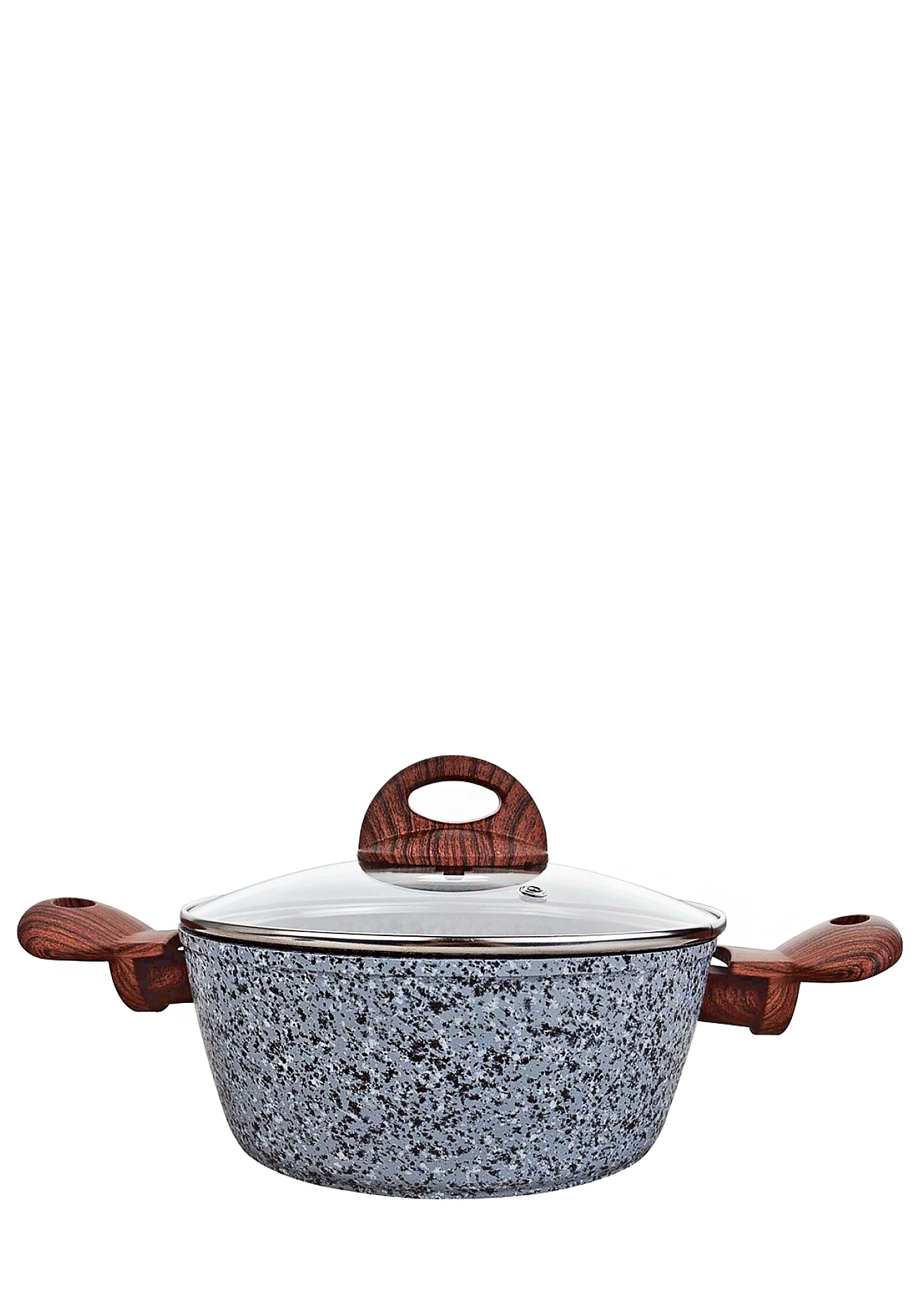 

Кастрюля с крышкой "Granite", Серый