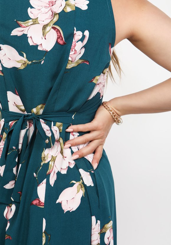 Сарафан А-силуэта с цветочным принтом шир.  580, рис. 8