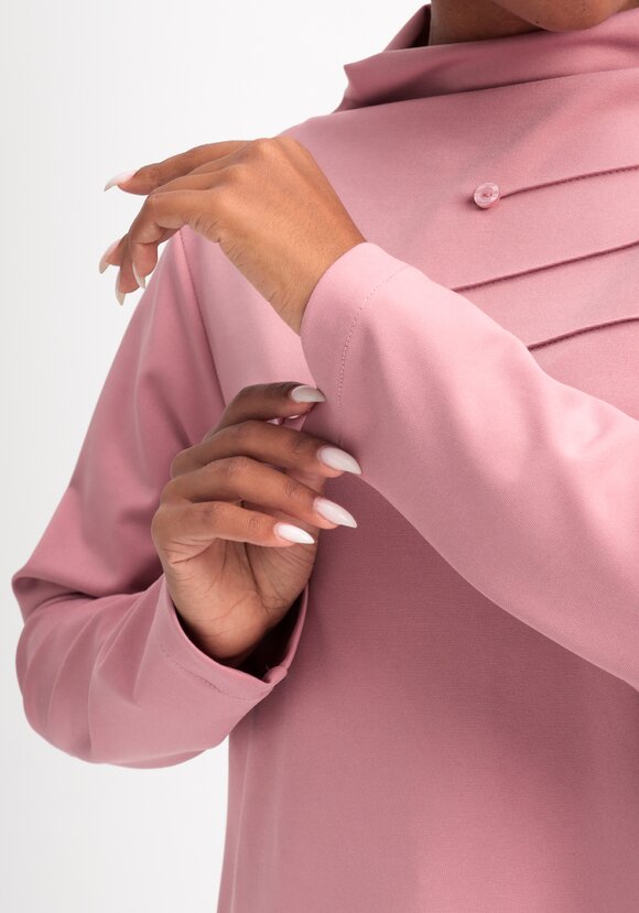 Туника свободного кроя с декором на груди шир.  580, рис. 14