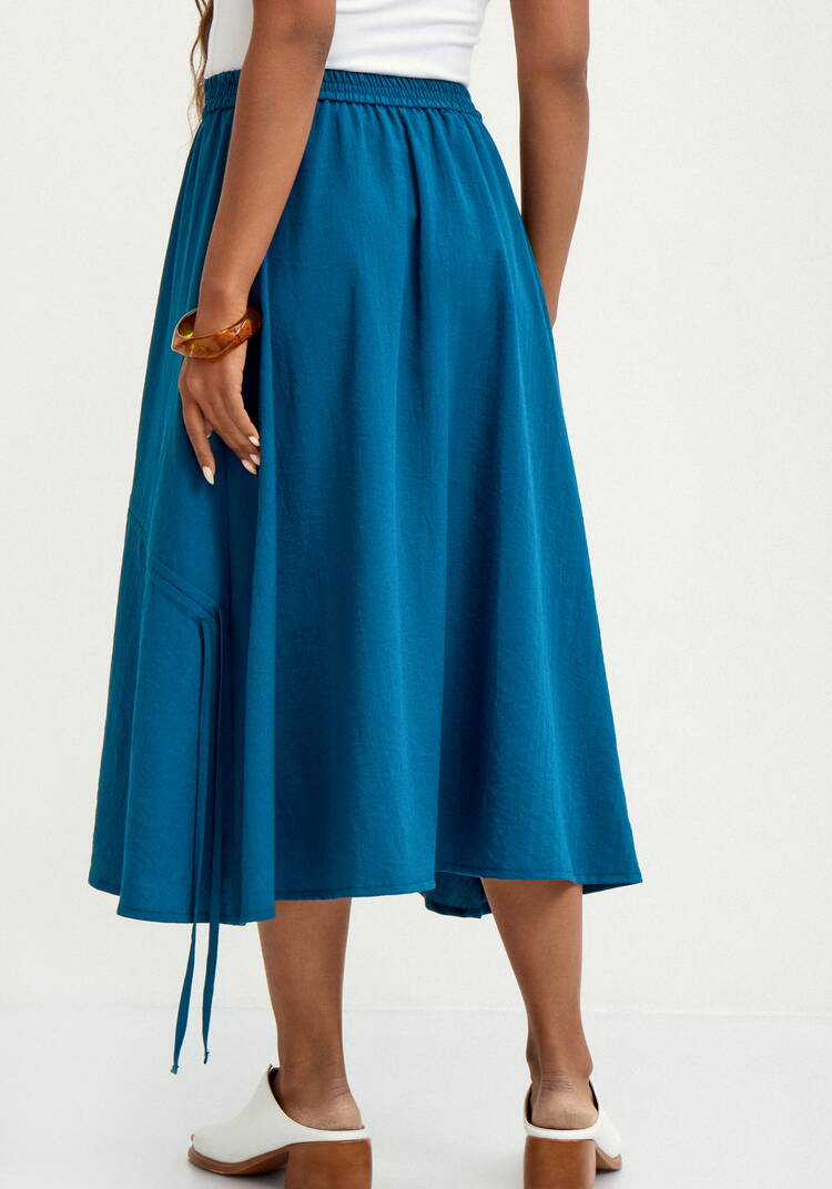 Юбка с декоративной сборкой шир.  750, рис. 11