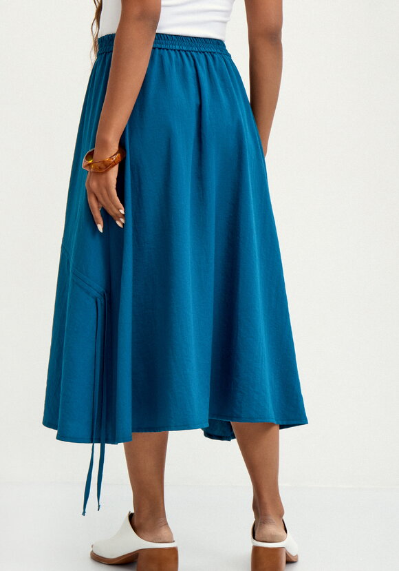 Юбка с декоративной сборкой шир.  580, рис. 11