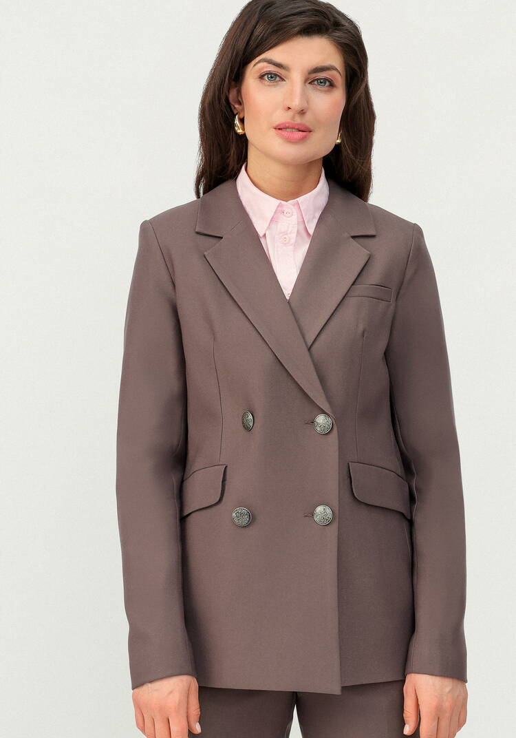 Пиджак на подкладке двубортный шир.  750, рис. 11