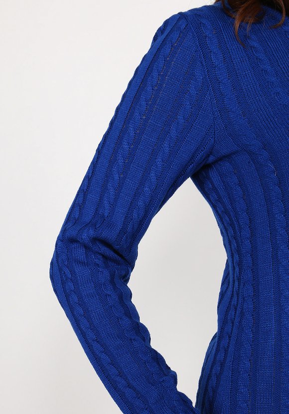 Платье прямое с вязкой косы шир.  580, рис. 10