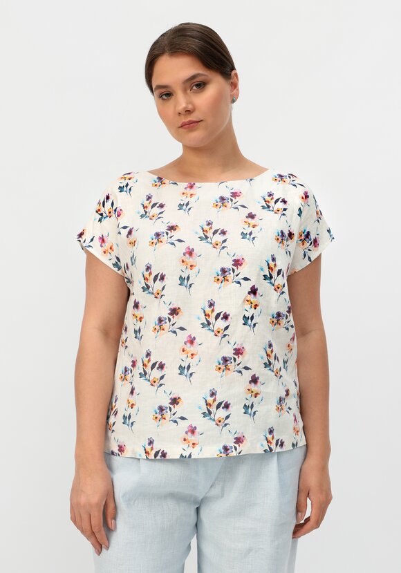 Блуза с удлиненной линией плеча Камилла шир.  580, рис. 27