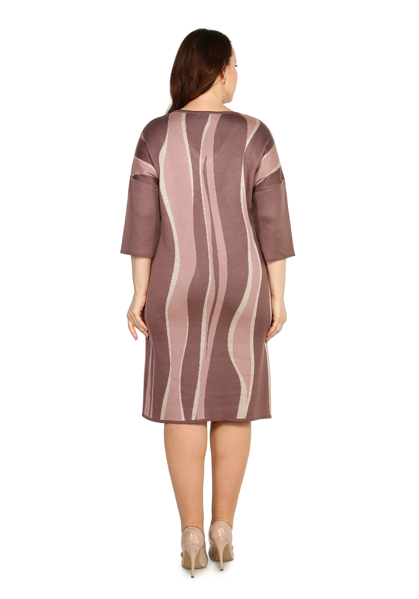 Платье "Яркие нотки" Vivawool, размер 50, цвет бежевый - фото 3