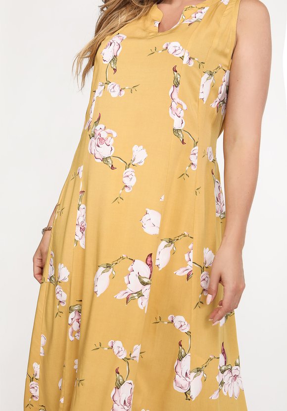 Сарафан А-силуэта с цветочным принтом шир.  580, рис. 4